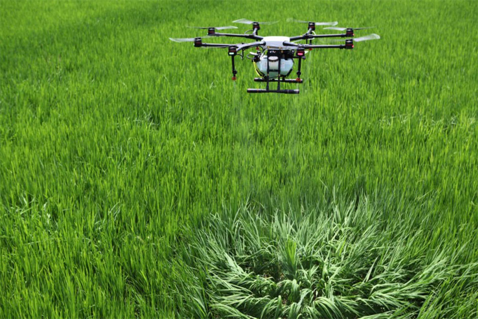 Ra mắt máy bay không người lái - Nông nghiệp 4.0 tại Kiên Giang