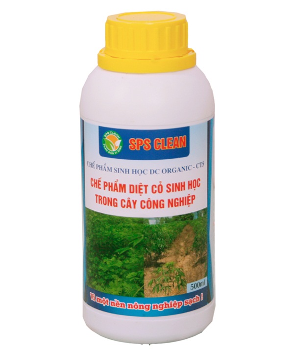 DC Organic CT5 diệt cỏ trong cây công nghiệp