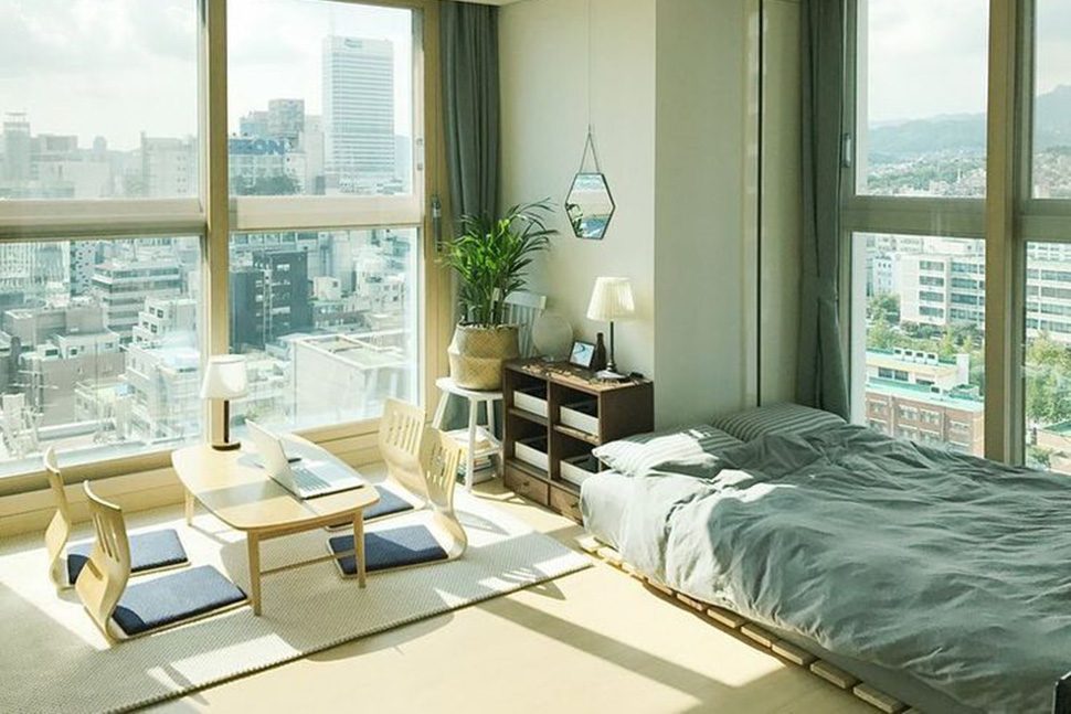 Cách chọn cây trầu bà cho phòng ngủ gam màu pastel nhẹ nhàng 1