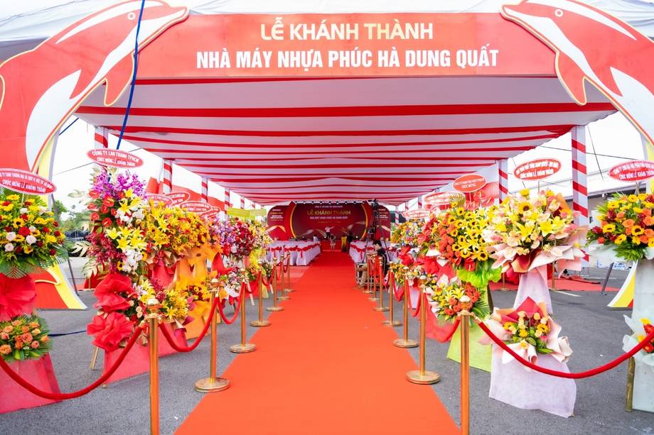 Ra mắt nhà máy nhựa Phúc Hà Dung Quất tại miền Trung