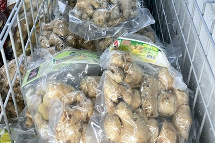 Xuất khẩu gừng tăng vọt