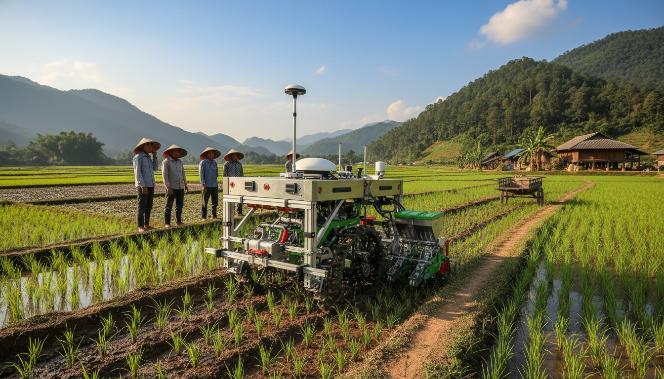 GNSS: Nền tảng Định vị Chính xác cho Robot Nông nghiệp Tự hành