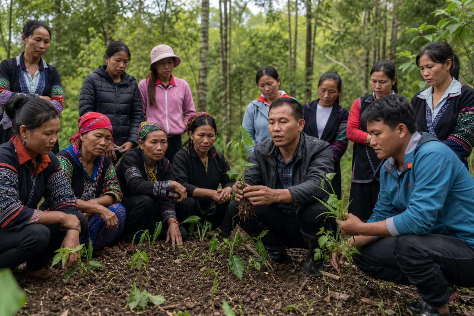 Bát Xát nâng kỹ năng trồng cây dược liệu bản địa dưới tán rừng