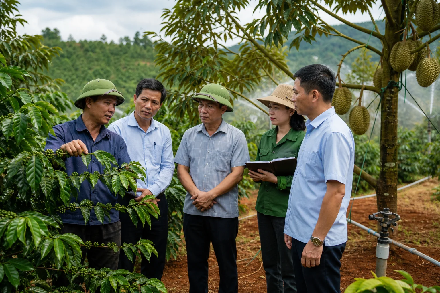 Canh tác bền vững: Tây Nguyên mở hướng mới cho cà phê, sầu riêng