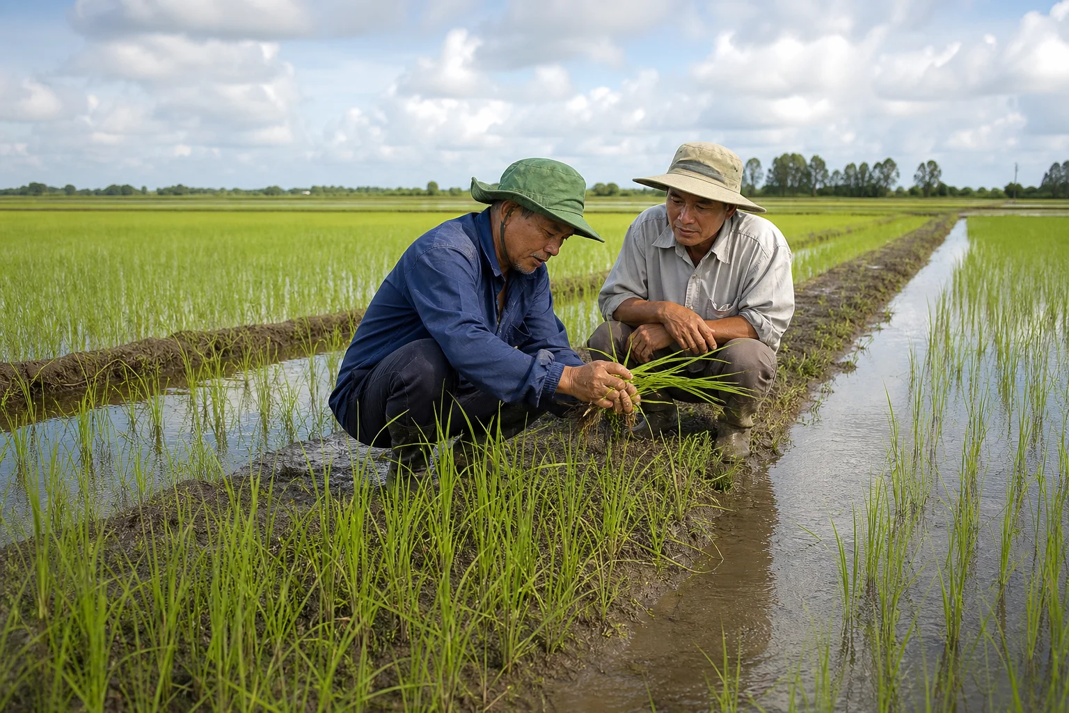 Chủ động quản lý cỏ đầu vụ, giữ năng suất lúa hè thu ở Đồng Tháp