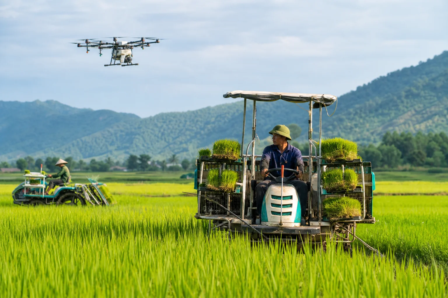 Cơ giới hóa nông nghiệp: Quảng Ngãi đưa công nghệ vào đồng ruộng