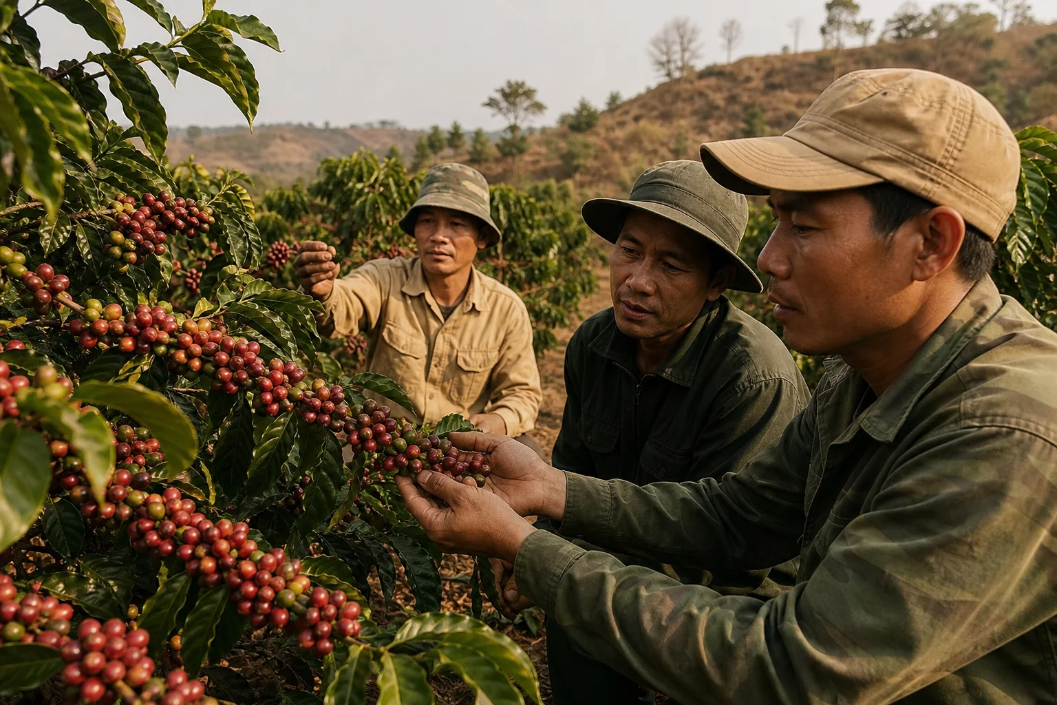 Giá cà phê 29/5: Robusta bật tăng, Tây Nguyên áp sát 88.000 đồng/kg