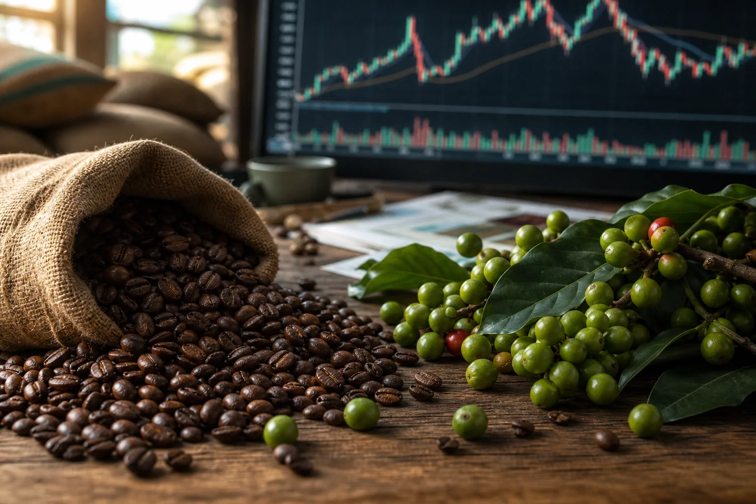 Giá cà phê hôm nay 31/7: Robusta nhích tăng, arabica còn giảm