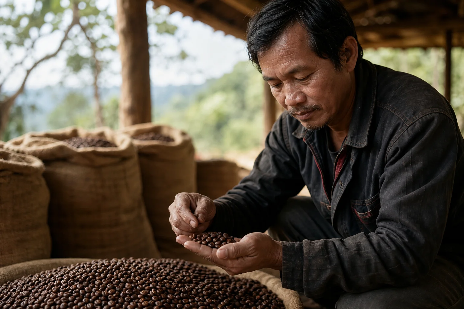 Giá cà phê Tây Nguyên giảm trong tuần, Robusta thế giới tăng đáng kể