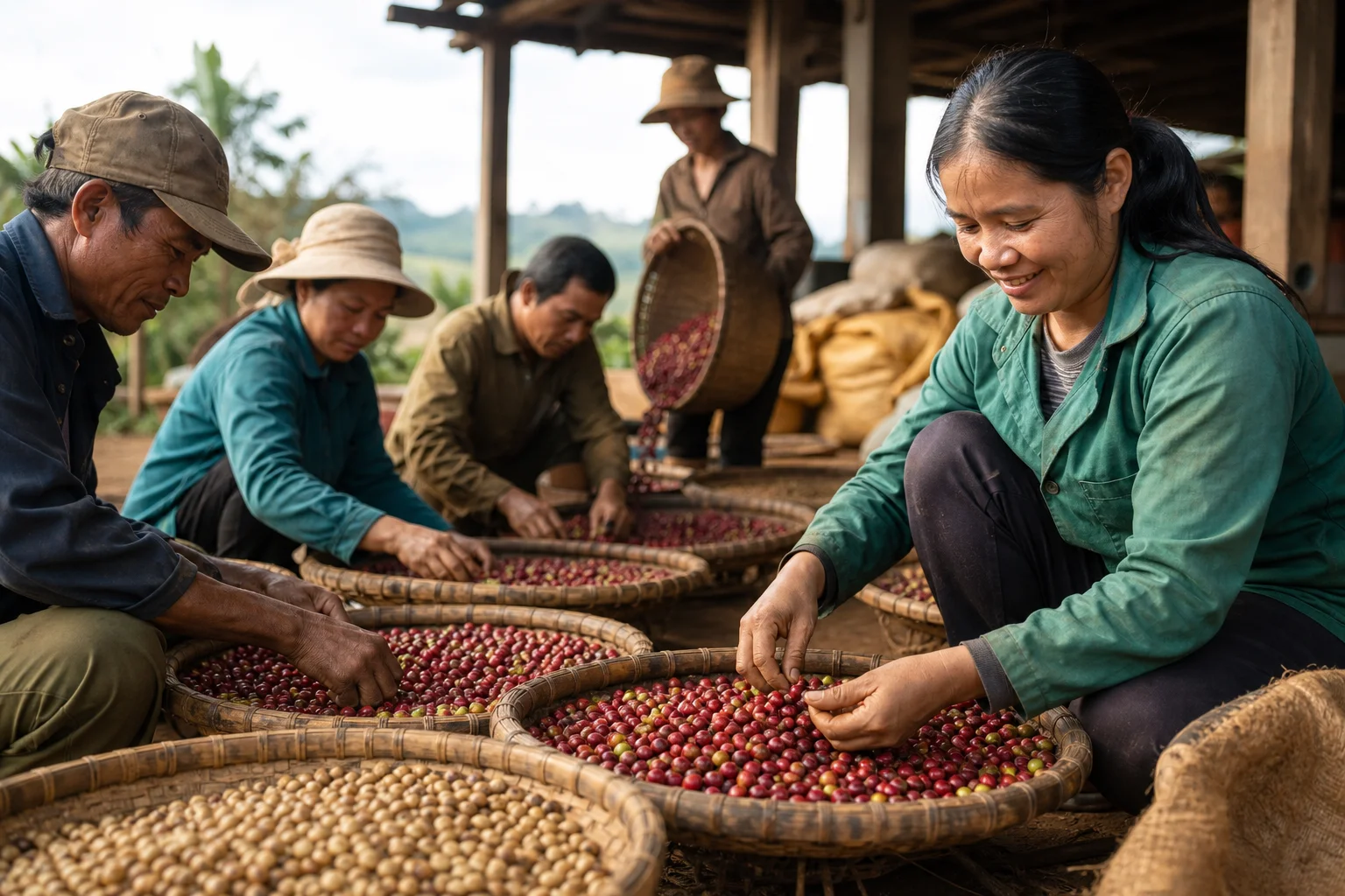 Giá cà phê tiếp tục tăng trên sàn quốc tế, nông dân hạn chế bán ra