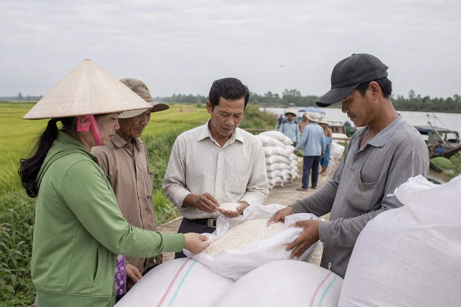 Giá lúa gạo 30/7: gạo nguyên liệu nhích tăng, lúa tươi ổn định