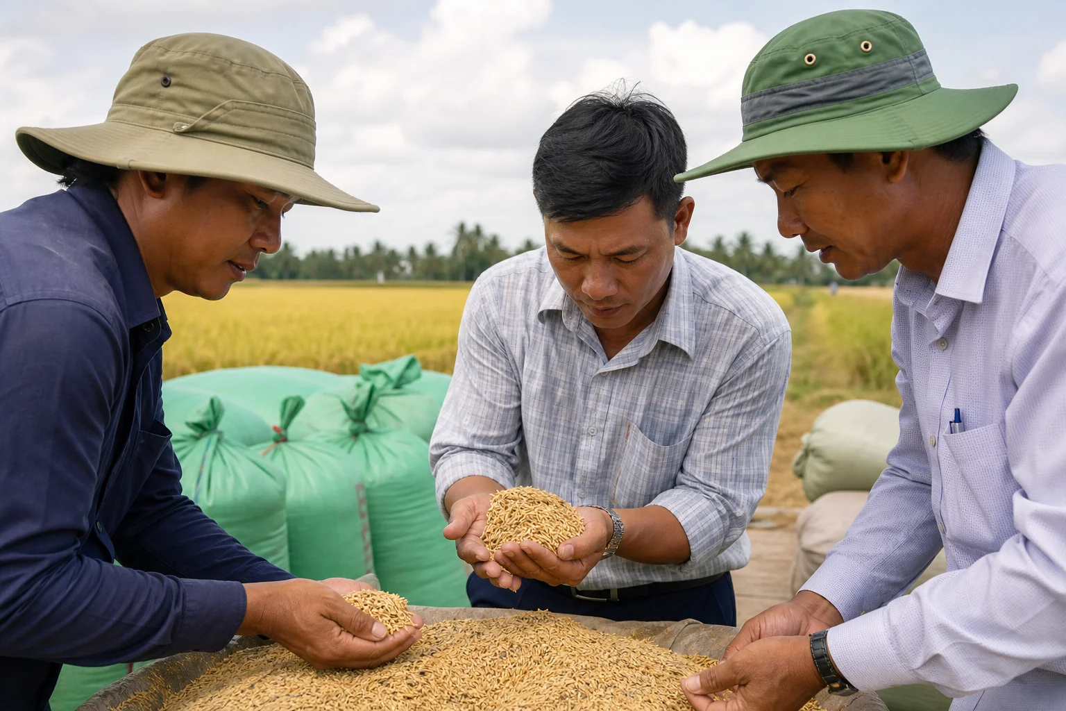 giá lúa gạo ổn định, thị trường chờ tín hiệu cung cầu mới