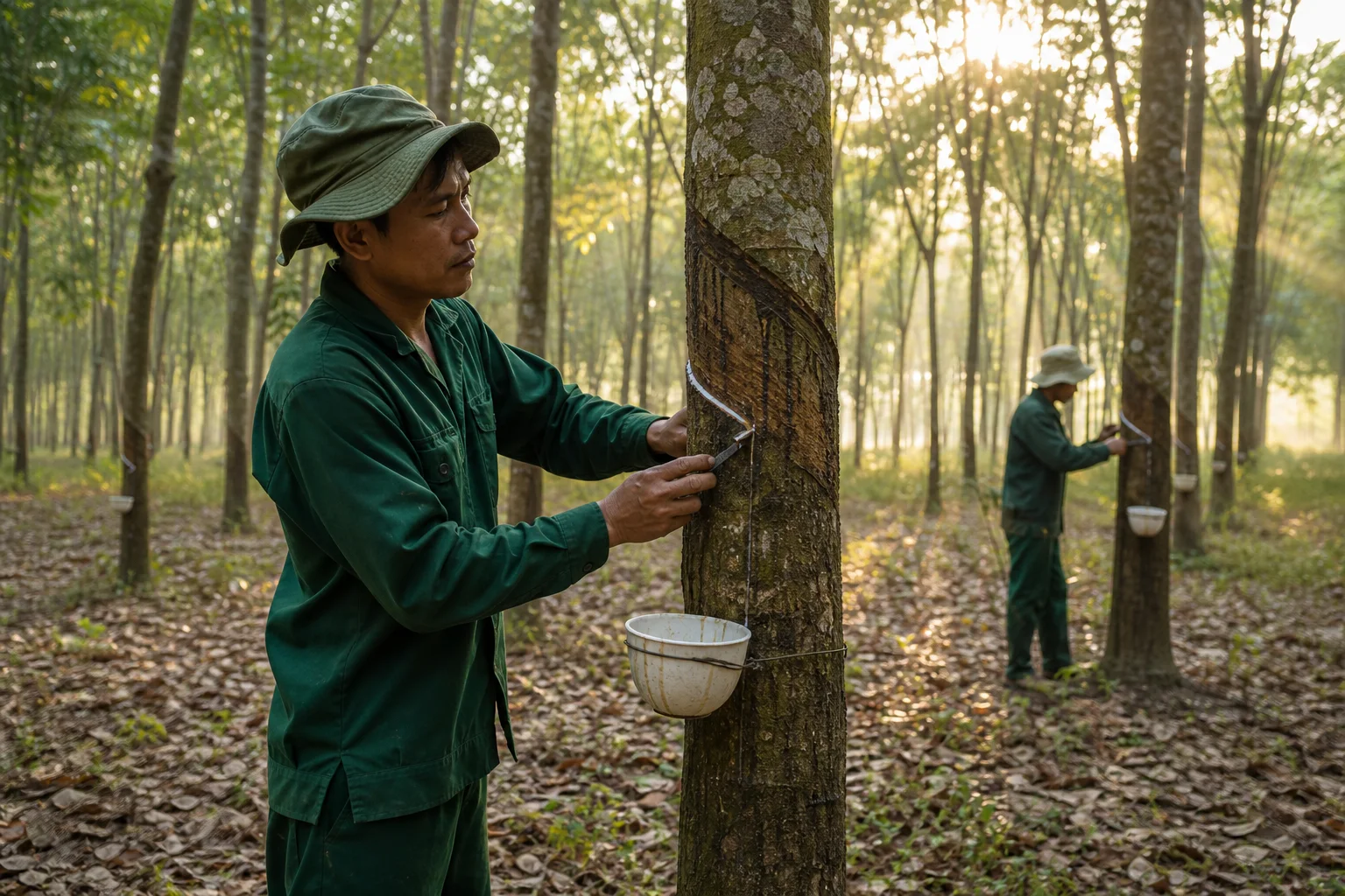 Giá mủ cao su tăng mạnh, nông dân nhiều nơi thu tiền triệu mỗi ngày