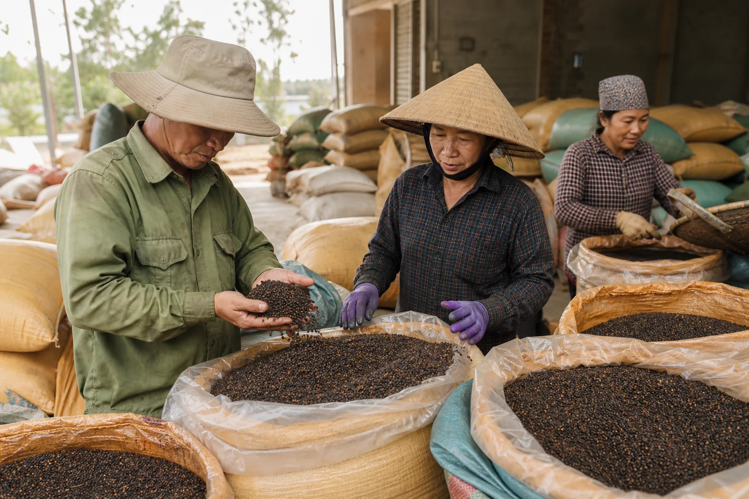 Giá tiêu hôm nay 12/7: nội địa tăng mạnh, xuất khẩu đồng loạt hạ