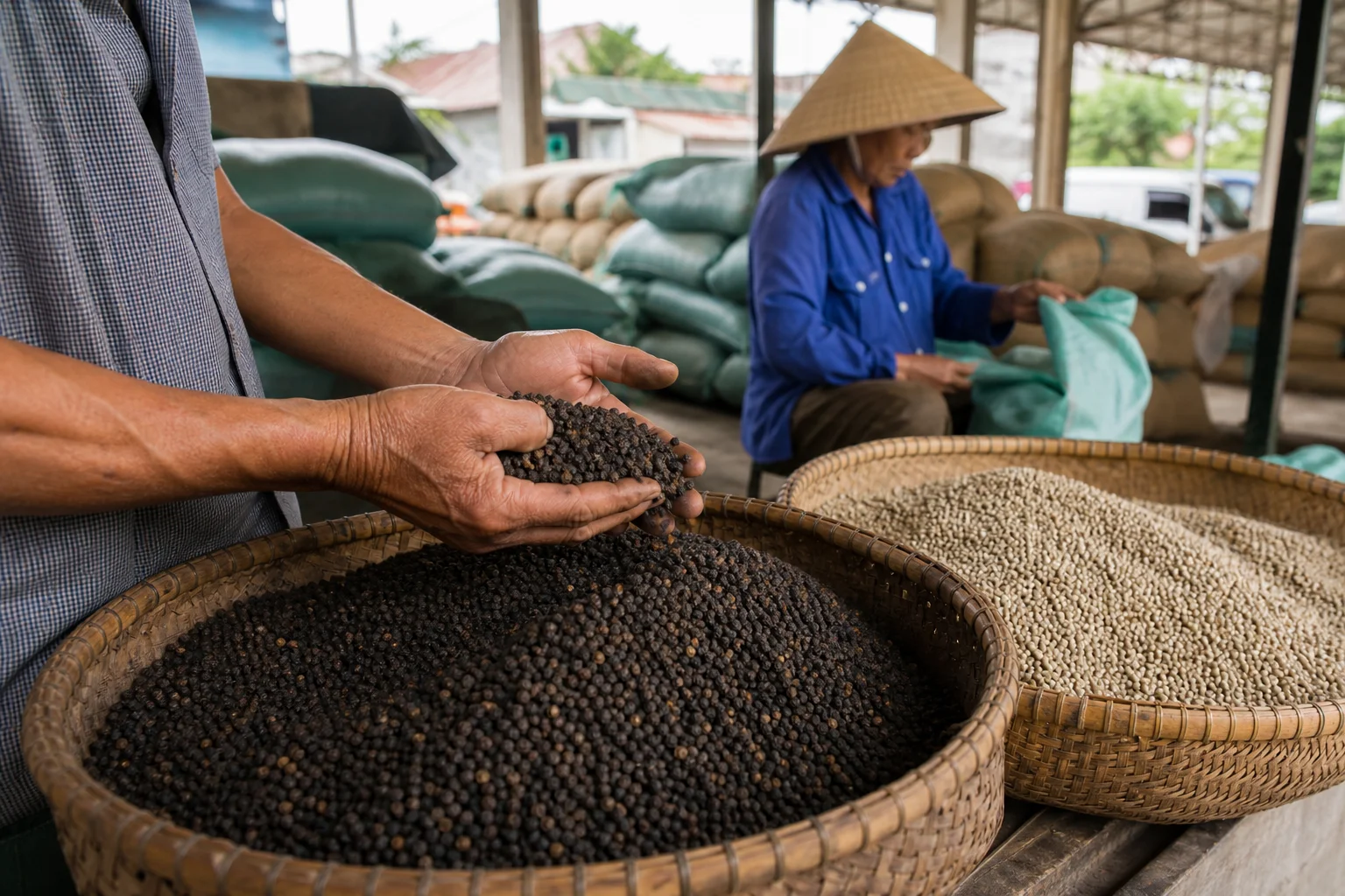 Giá tiêu hôm nay 29/6: Nguồn cung giảm, xuất khẩu tăng giá trị