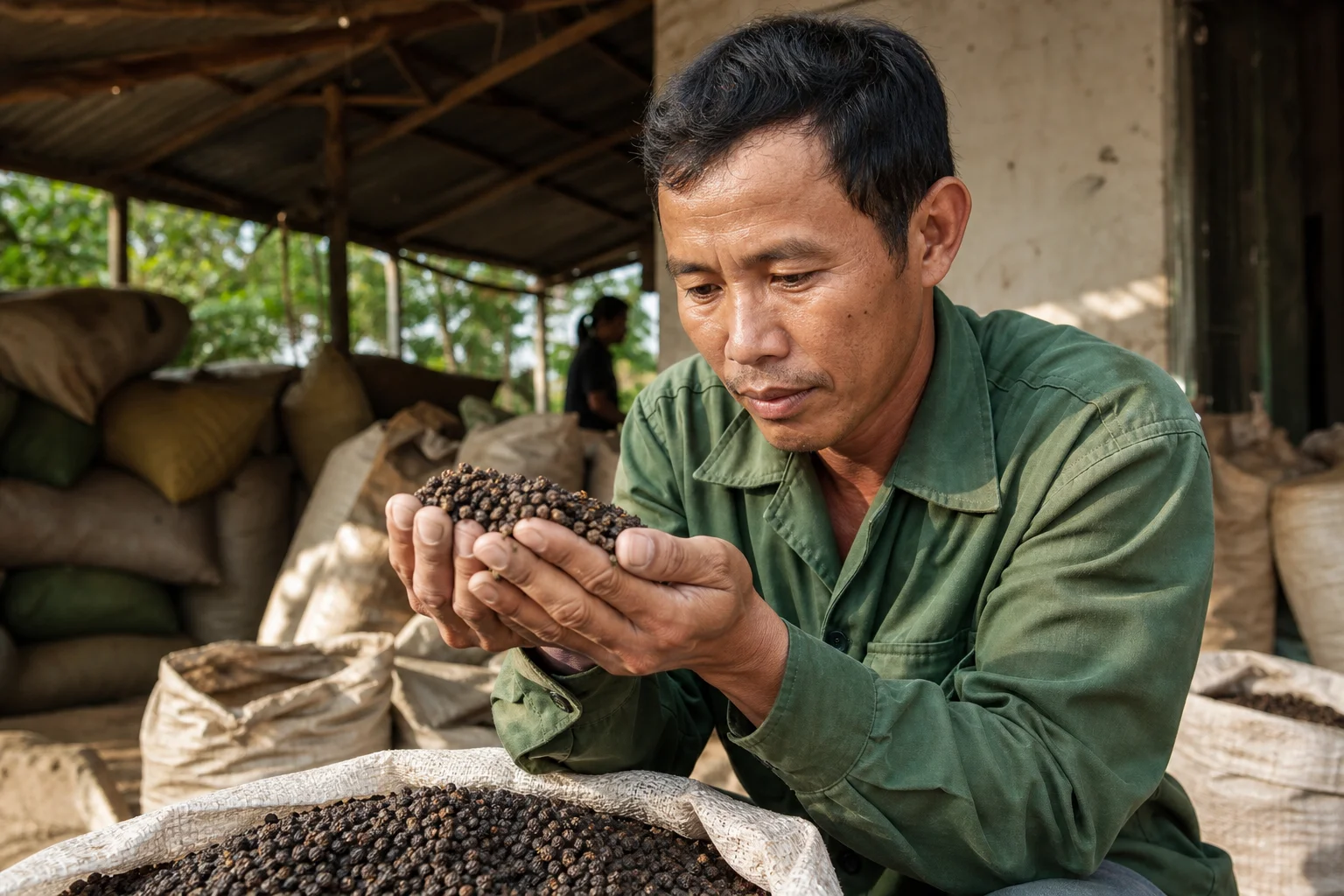 Giá tiêu hôm nay đi ngang kéo dài, xuất khẩu vẫn giữ nhịp ổn định