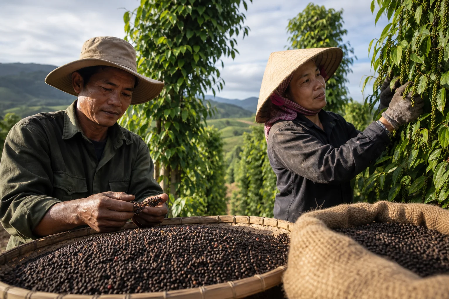 Giá tiêu hôm nay đi ngang, thị trường chờ tín hiệu mới từ xuất khẩu
