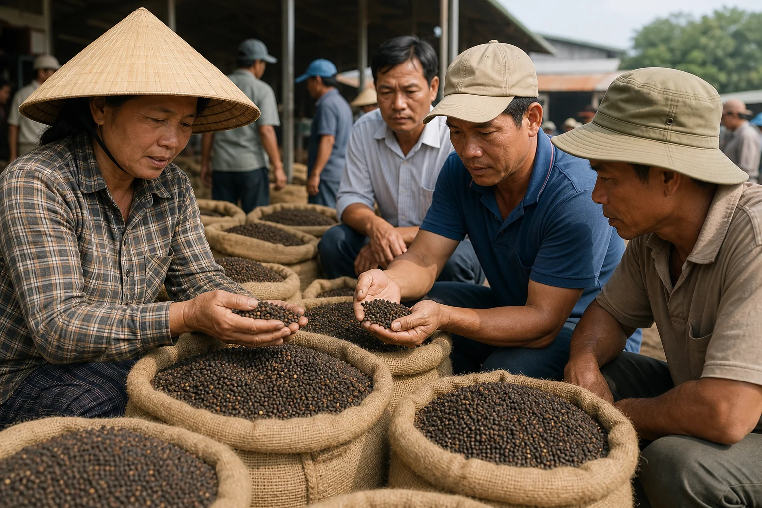 Giá tiêu hôm nay tăng đồng loạt tại vùng trọng điểm, cao nhất 140.000 đồng/kg