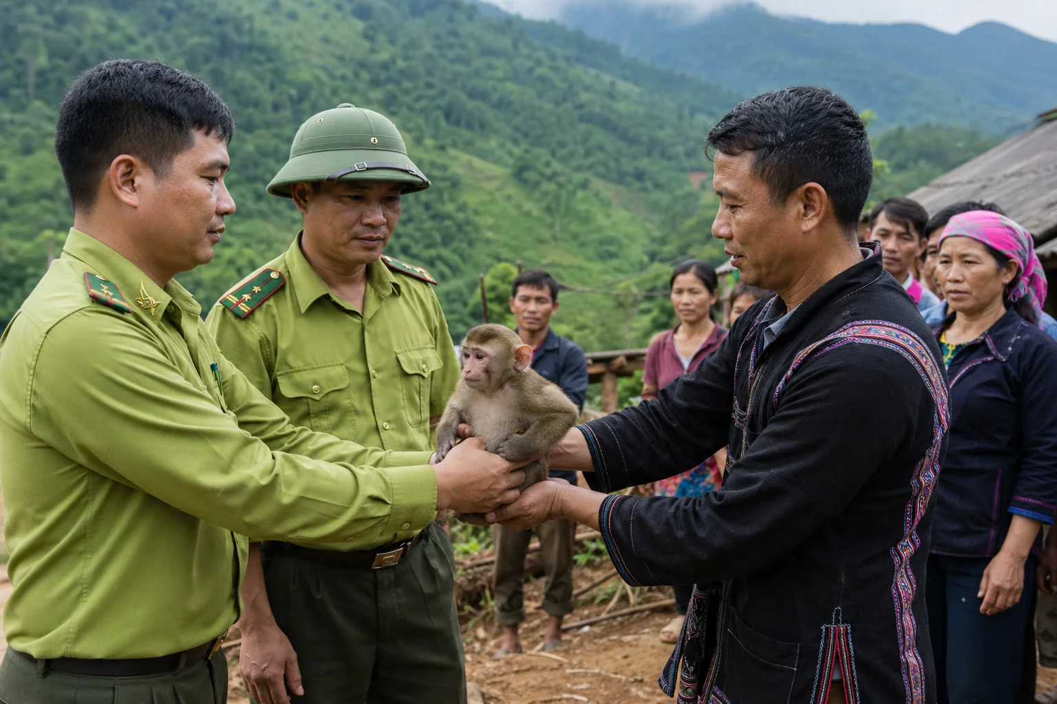 Lào Cai: Người dân tự nguyện bàn giao động vật hoang dã quý hiếm
