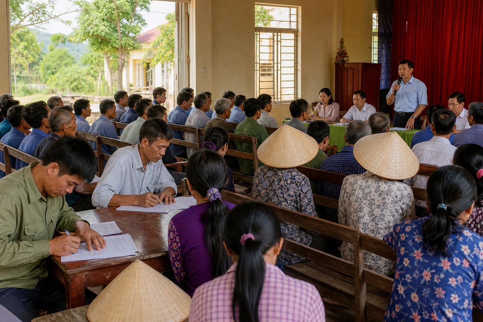 Nông dân Quản Bạ cam kết nói không với thực phẩm bẩn, tham gia BHXH