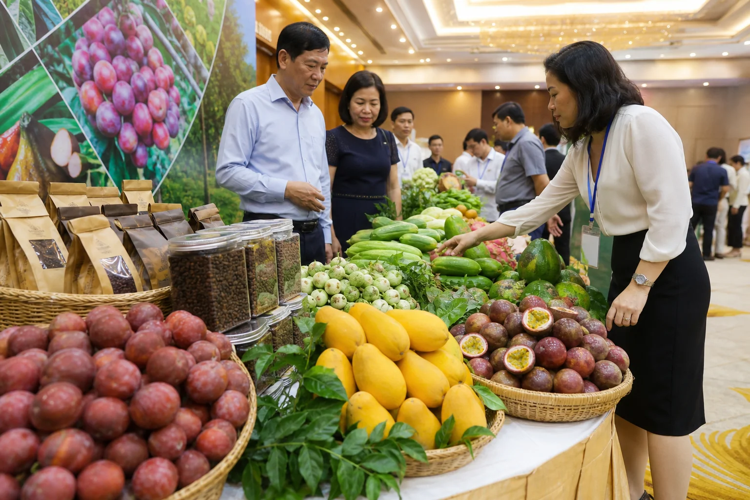 Nông sản Sơn La quảng bá thế mạnh OCOP tại Đại hội Hội Nông dân
