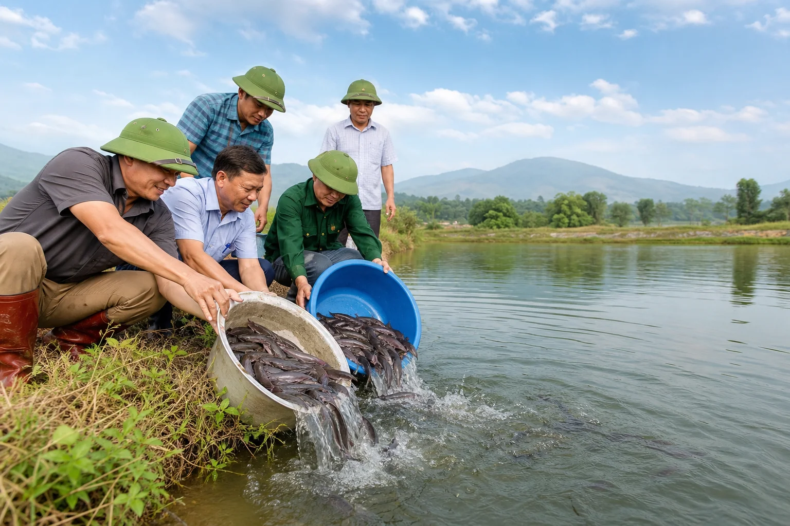 Nuôi cá nheo Mỹ ở Hà Tĩnh: Hướng thủy sản mới từ ao 1 ha