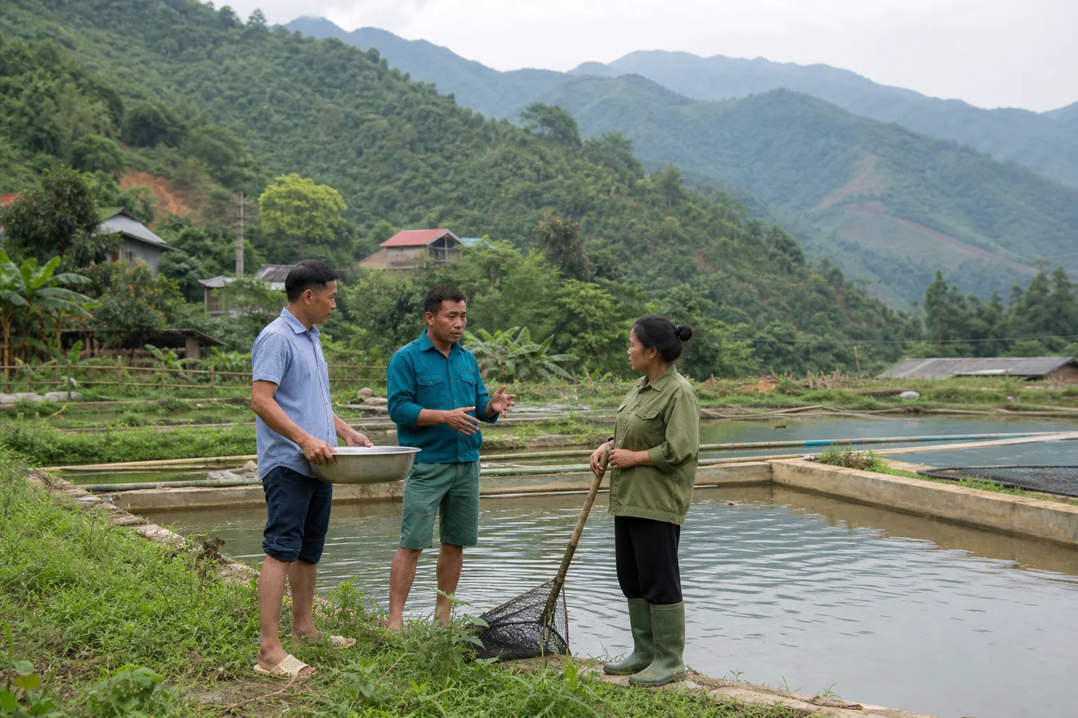 Nuôi cá thương phẩm ở Sáng Nhè: 77 hội viên lập chi hội nghề nghiệp