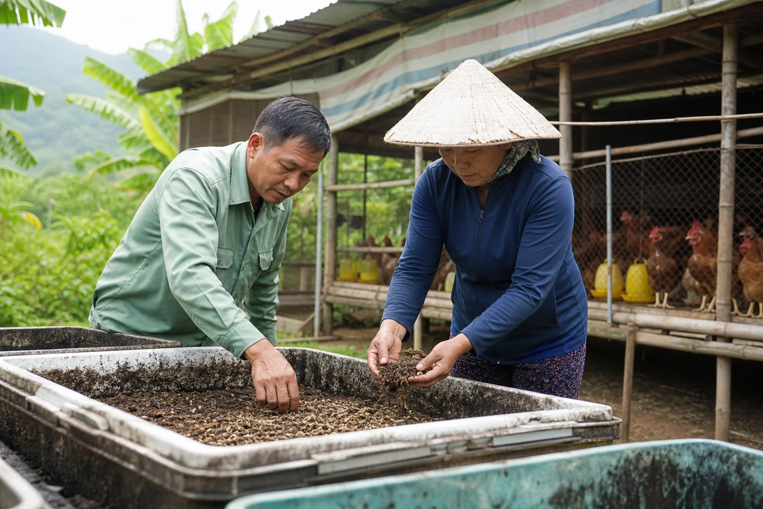 Nuôi sâu canxi, trùn quế: nông dân Khánh Hòa tăng thu, giảm ô nhiễm