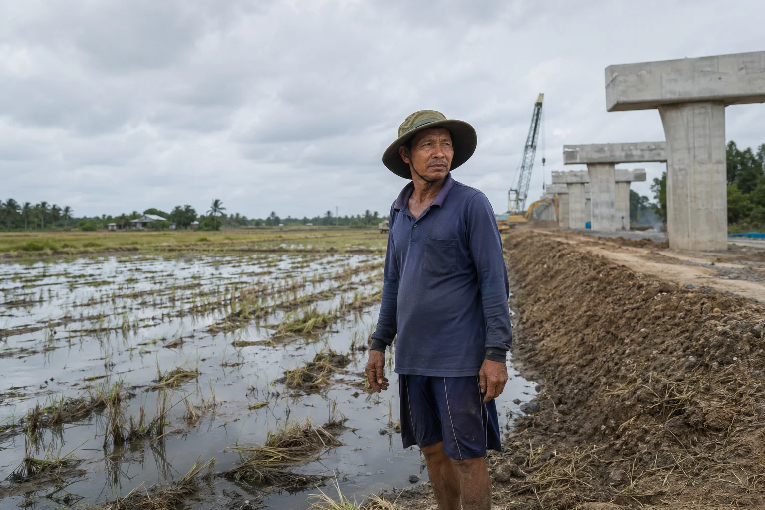 Phó thủ tướng yêu cầu bồi thường vụ lúa chết cạnh cao tốc Cần Thơ - Cà Mau