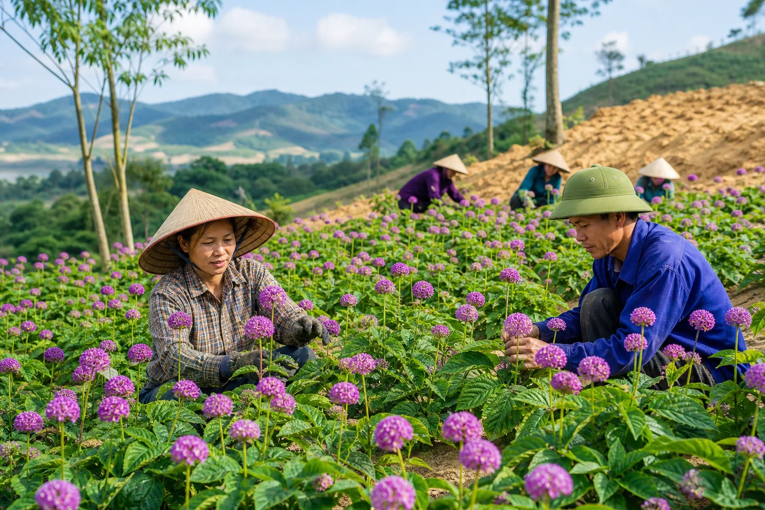 Sâm Bố Chính nở hoa trên đất cằn, nông dân Hà Tĩnh tăng thu nhập