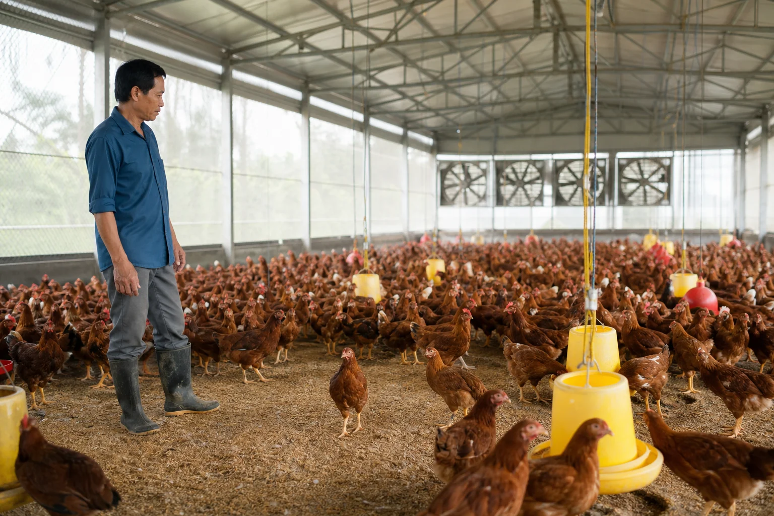 Sức khỏe đường ruột giúp gà khỏe, giảm mổ cắn và chuồng nuôi sạch hơn