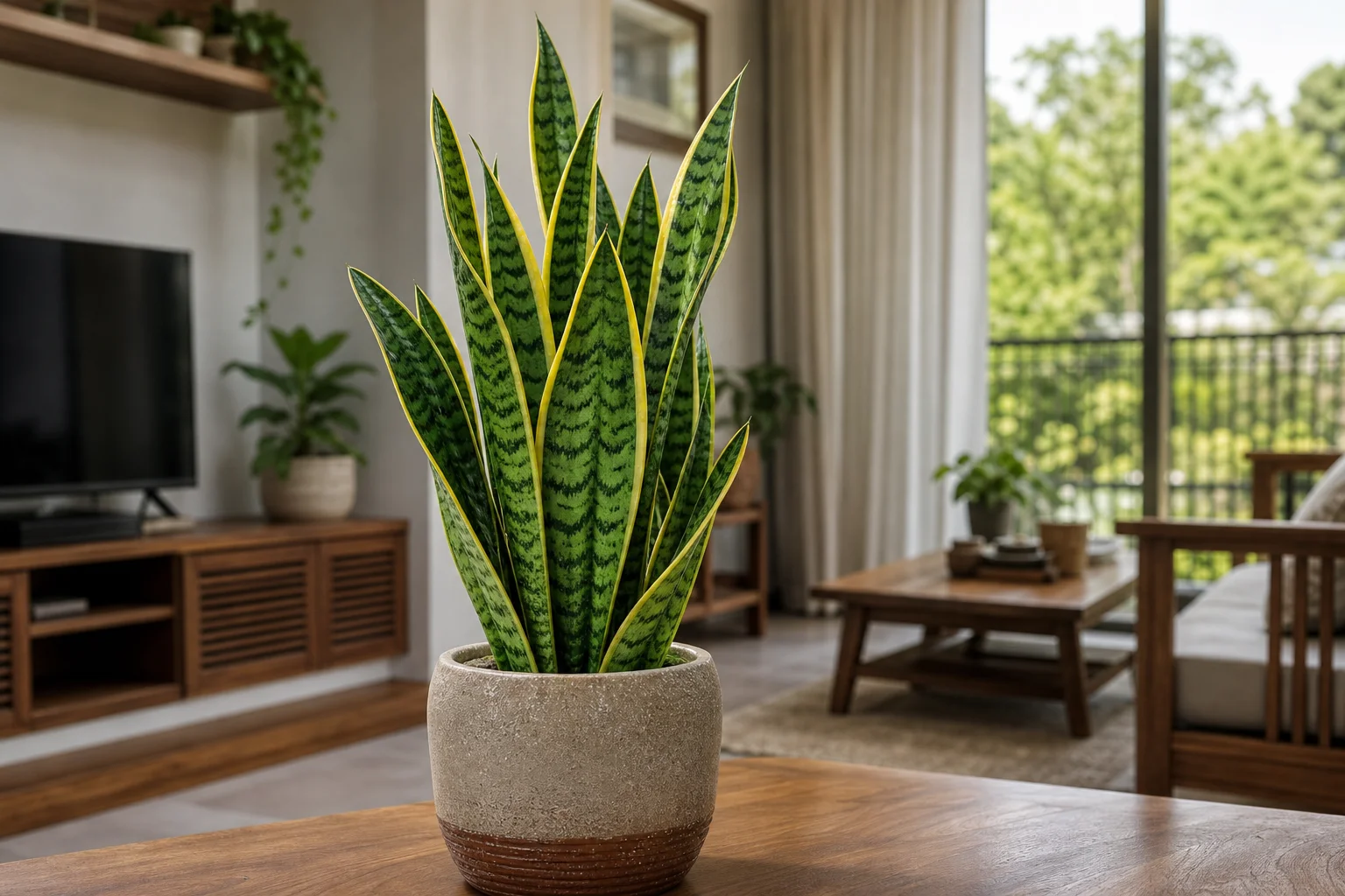 Trồng lưỡi hổ trong nhà: 5 điều cần biết để cây khỏe, an toàn