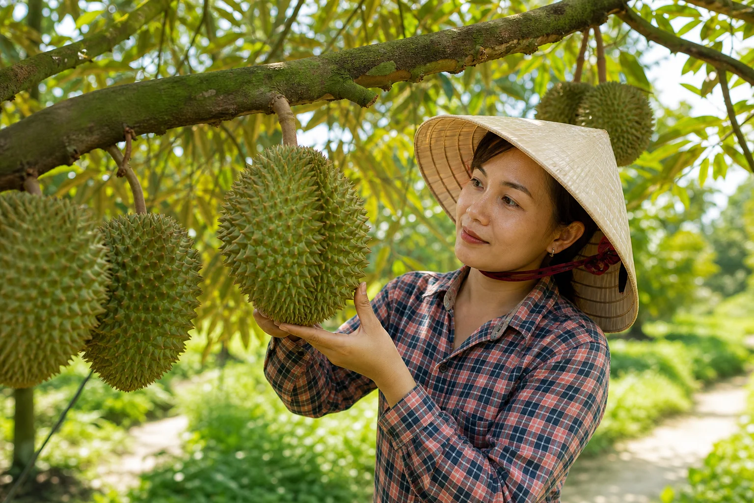 Trồng sầu riêng trên đất bạc màu, nhà vườn Đồng Tháp thu gần 500 triệu mỗi năm