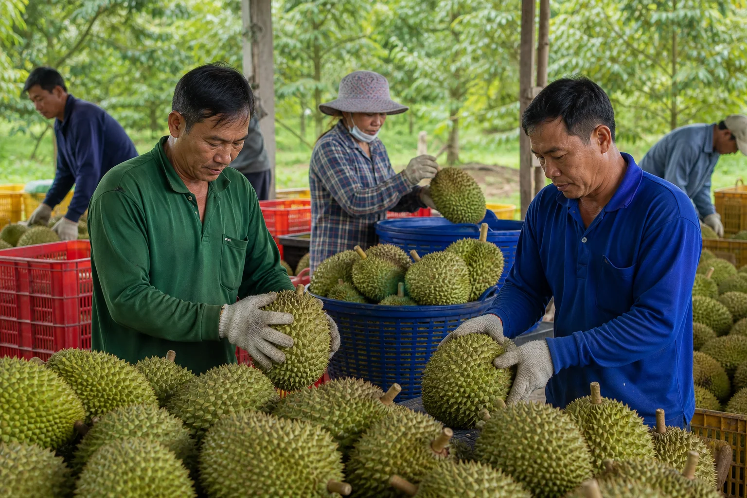 Xuất khẩu sầu riêng khởi sắc, áp lực giảm giá vẫn bủa vây
